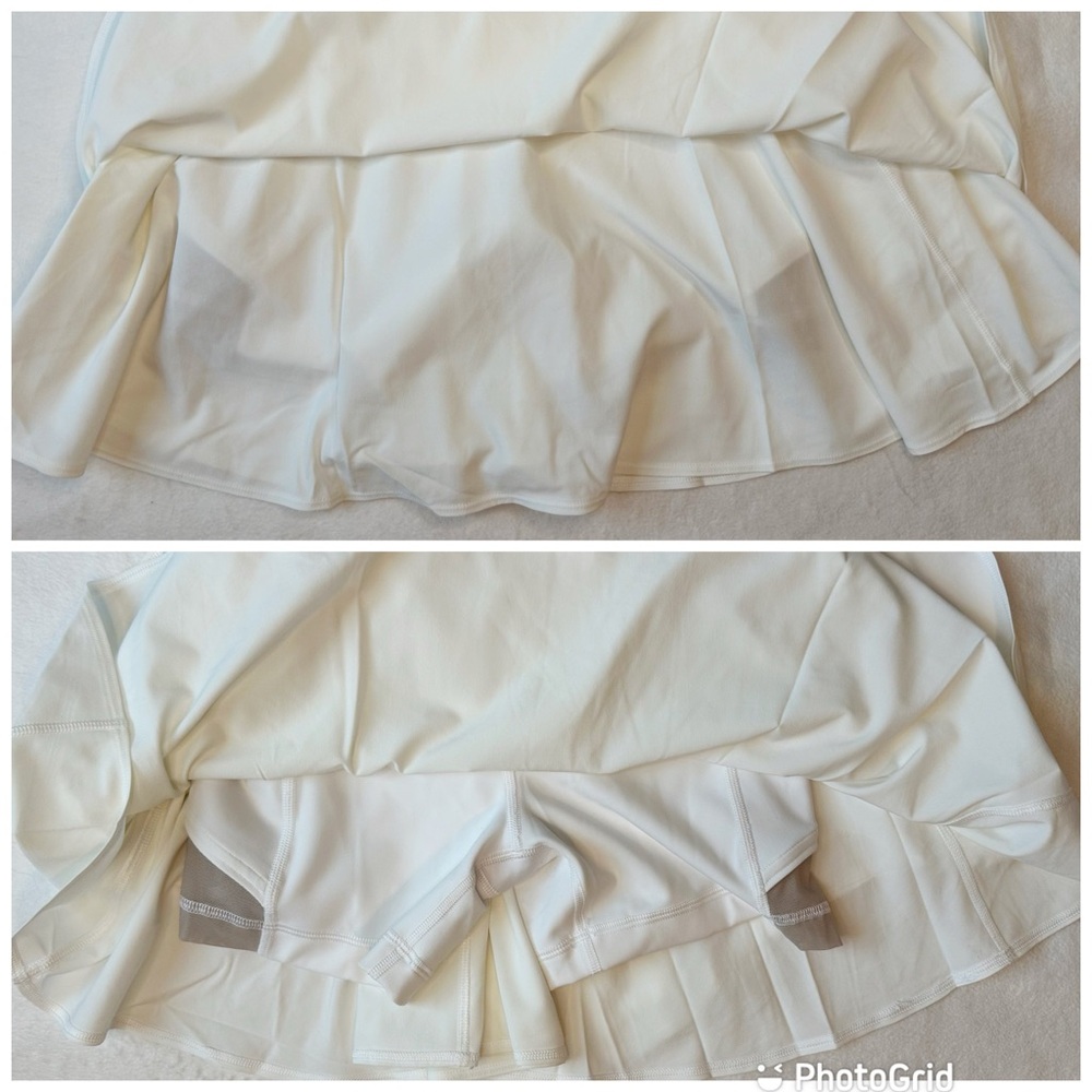 Lululemon NWT White Court Crush Tennis Cottagecore Skort Dress Heritage, size 4 - Picture 14 of 16